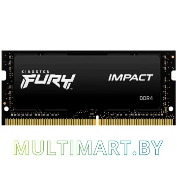 Оперативная память Kingston FURY Impact 8GB DDR4 SODIMM PC4-25600 (KF432S20IB/8)
